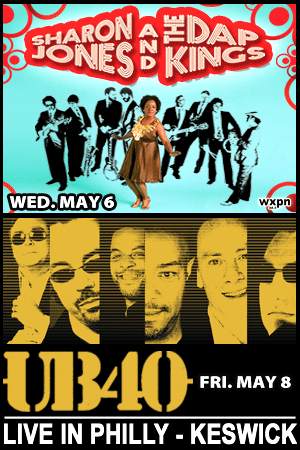 Philly: Sharon Jones & The Dap Kings + Ub40 Come To The Keswick!!!